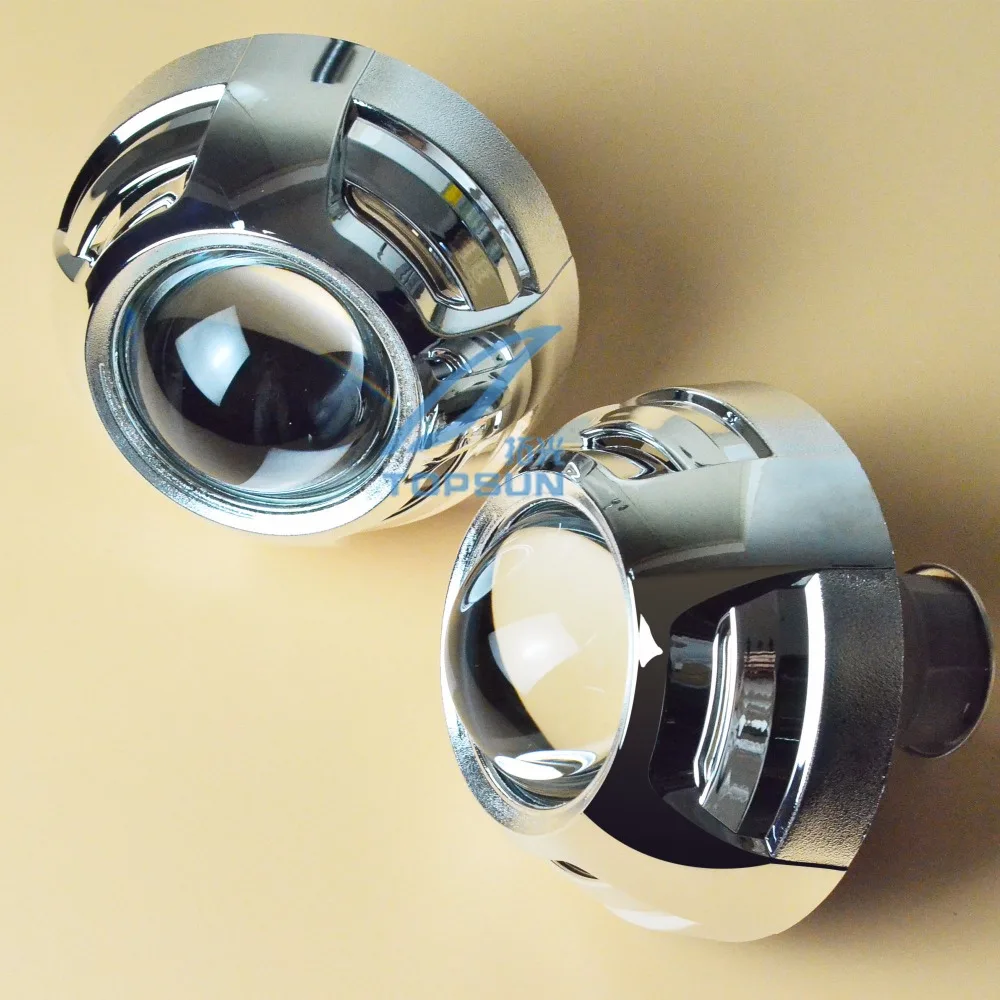 

GZTOPHID Car Light Kit 3.0 inch Q5 Bifocal projector lens Headlamp Bulb fit H7 FREE SHIPPING