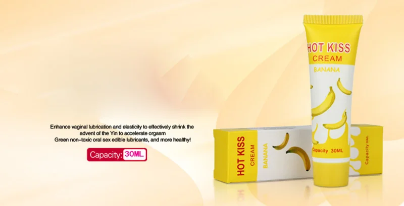 50ml Banana Flavor Sex Lubricant For Edible Sex Lube Lubricante For Oral Vagina Anal Sex Gel For Gay Lubricants  Oral Job Shop (3)