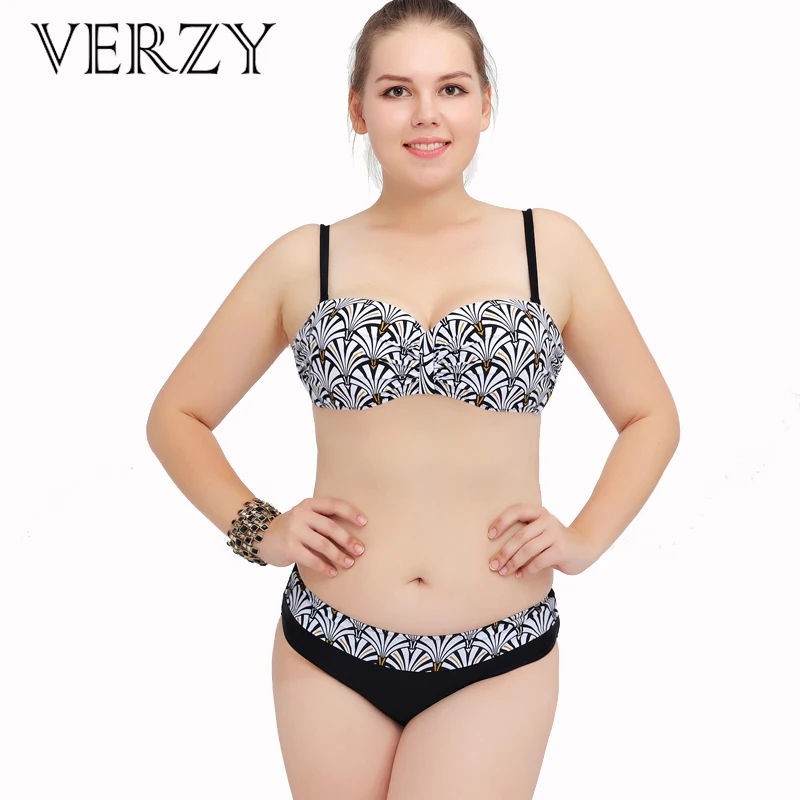 

Plus Large Size Women Bikini Sets Solid Geometric Buckle/Lacing Push Up Swimming Pool Beach Wear Female Bathing Suit Biquinis