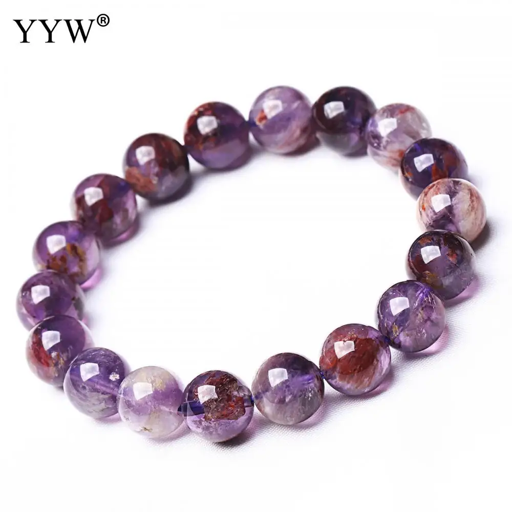 Quartz Bracelet High Grade Purple Phantom Simple Design Man Woman Unisex Charm Elastic Bangle Couple Best Ornaments Gifts Bijoux | Украшения