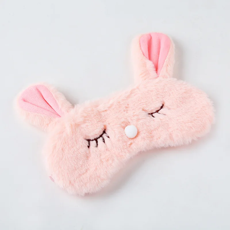 

eyes care tool bunny rabbit Eye Shade Bandage Rest Travel Sleeping Aid Blindfold Cover Eye Patch Eye Mask Nap Cartoon Plush