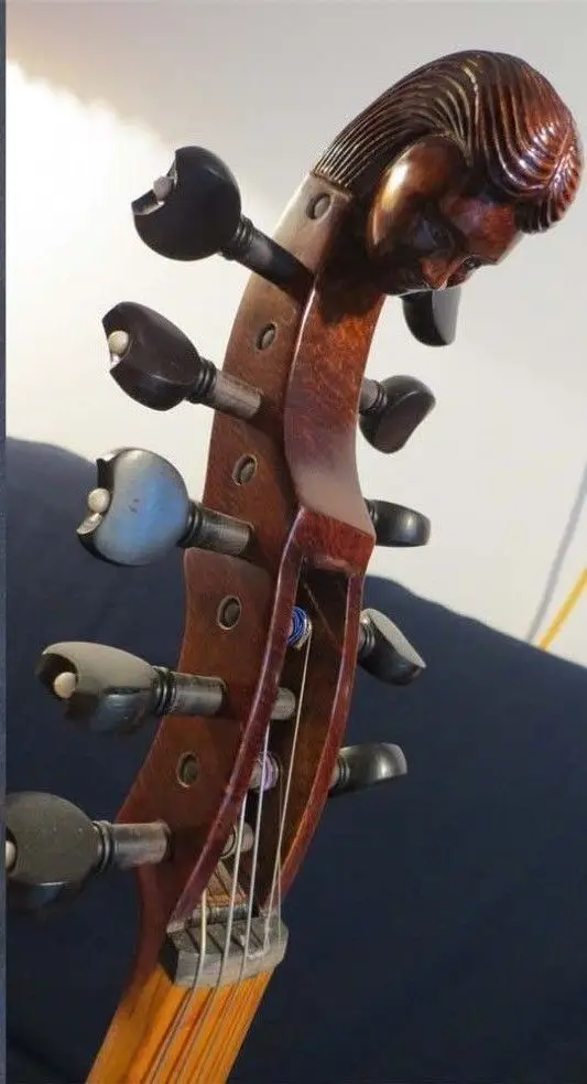 Барокко Стиль SONG Brand master 5 × 5 string 1" viola d'Amore, резьба на шее