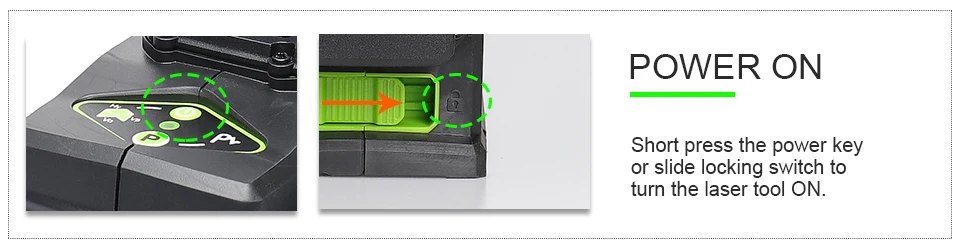 Huepar 12 линий 3D перекрестный лазерный уровень самонивелирующийся 360 градусов вертикальный и горизонтальный крест зеленый луч линия USB зарядка