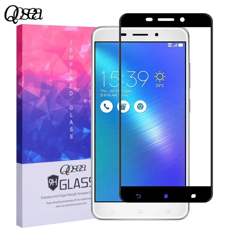 imágenes para Qosea para asus zenfone 3 laser zc551kl protector de pantalla 9 h electroplated vidrio templado frontal 3d película completa para zenfone 3 vidrio imágenes para Qosea para asus zenfone 3 laser zc551kl protector de pantalla 9 h electroplated vidrio templado frontal 3d película completa para zenfone 3 vidrio
