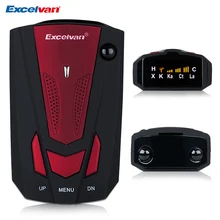 Excelvan 360 Degree v7 Car Radar Detector Anti Police Full 16LED Band Speed Safety Scanning Advanced Voice Alert Warning