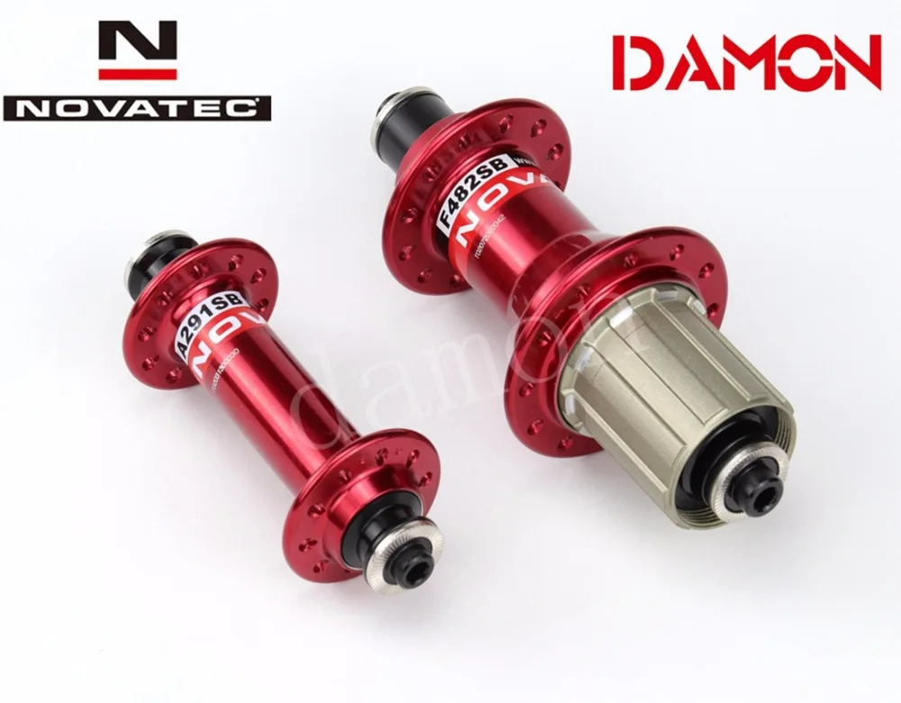 Novatec Thru Axel Front Hub for Bicycle 20 x 110mm P.HU.FR.T110.3612.20D.BK