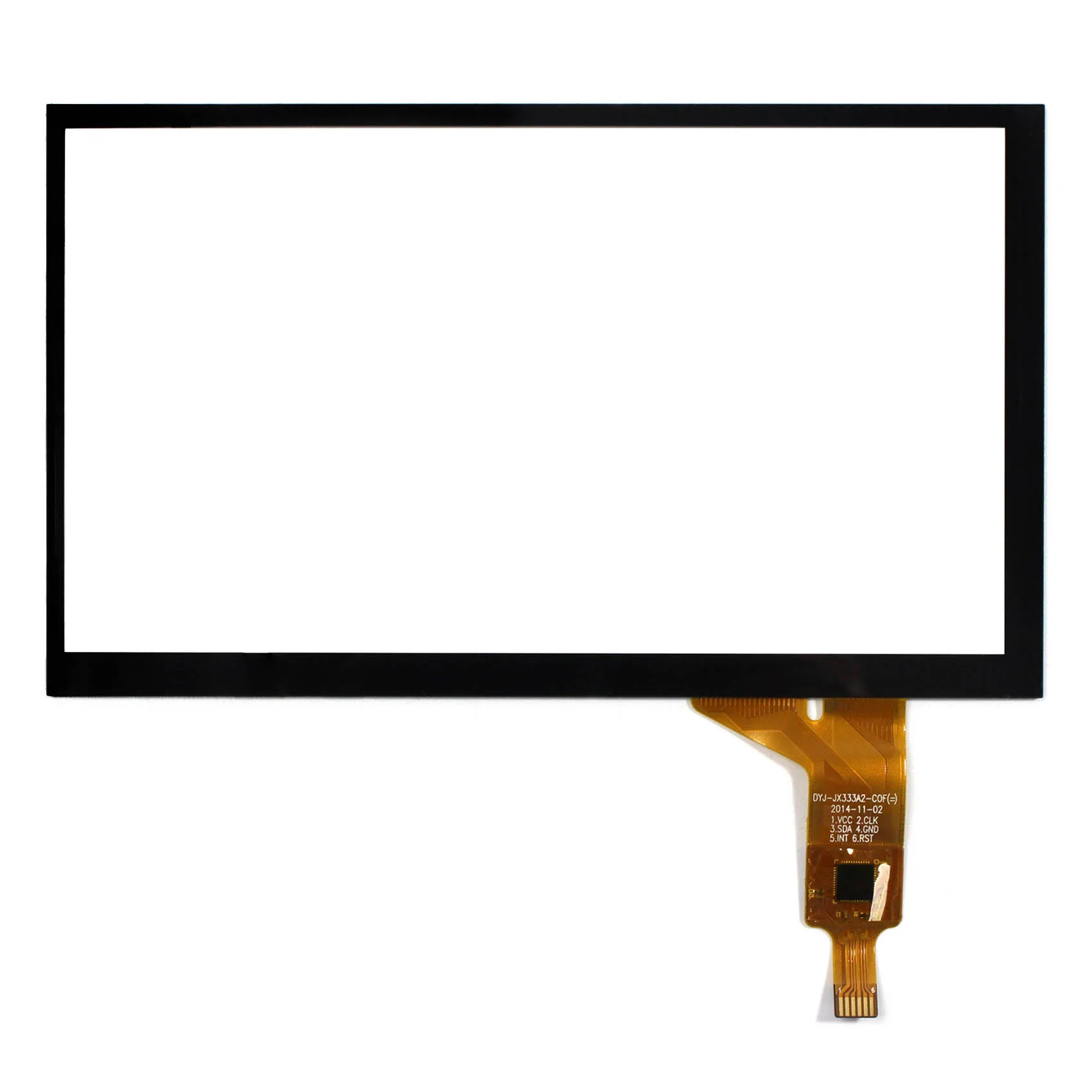 

Dimension Size 163.6mm x 96.86mm 7inch I2C Capacitive Touch Panel Compatible With 7" 800x480 LCD Screen