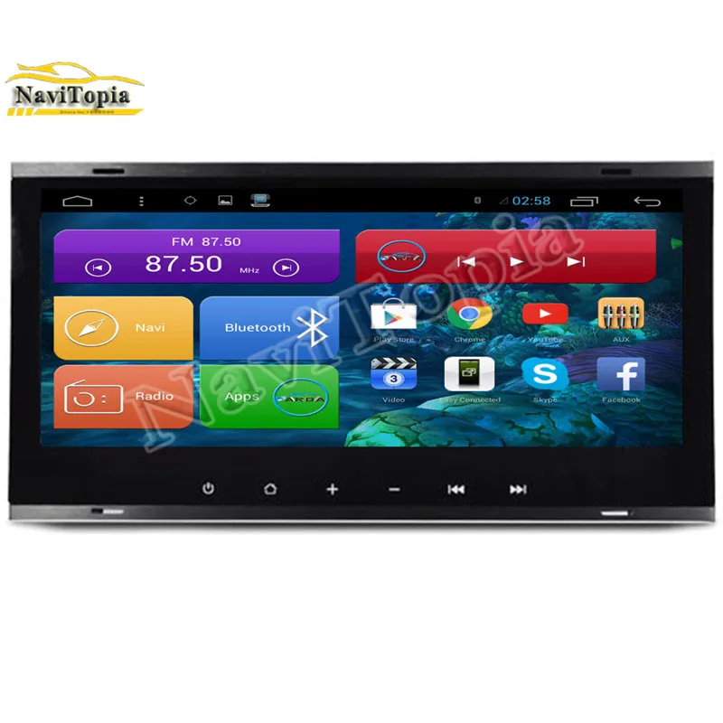 

NAVITOPIA 8.8Inch 2G RAM 32G ROM Octa Core Android 8.1 Car GPS Navigation for VW Touareg 2003 2004 2005 2006 2007 2008-2010