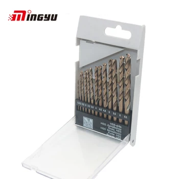 

13pcs M35 5% Cobalt Alloy Steel 1.5 to 6.5mm Size Twist Drill Bits For Iron Aluminum Steel Wood Stainless Hole Drilling