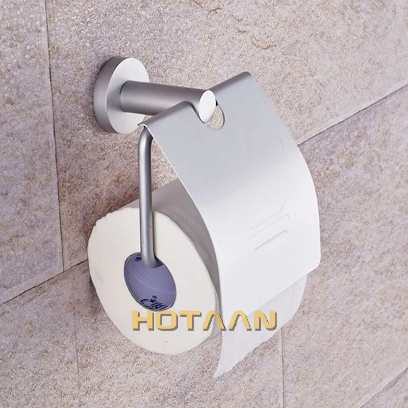 Твердый алюминиевый держатель для туалетной бумаги аксессуары для ванной комнаты рулон салфеток Держатель YT-12192