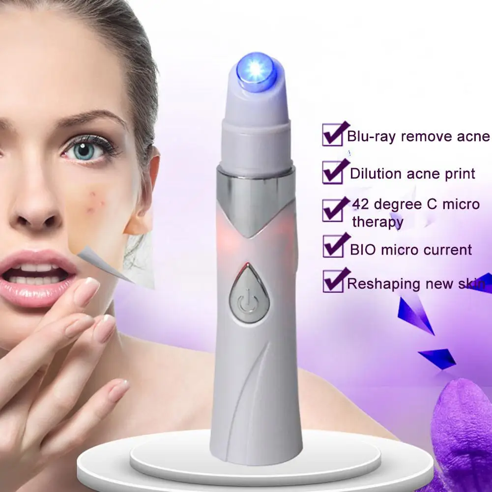 Rechargeable Acne Removal Pen Blue Light Therapy Acne Scar Pimple