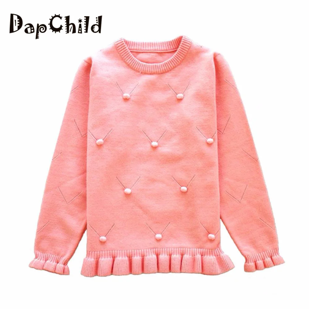 

Fashion Brand Girls Clothing Children Sweaters Kids girls pullovers 100% Cotton Autumn Winter Knitwear girls clothes Kid Sweater