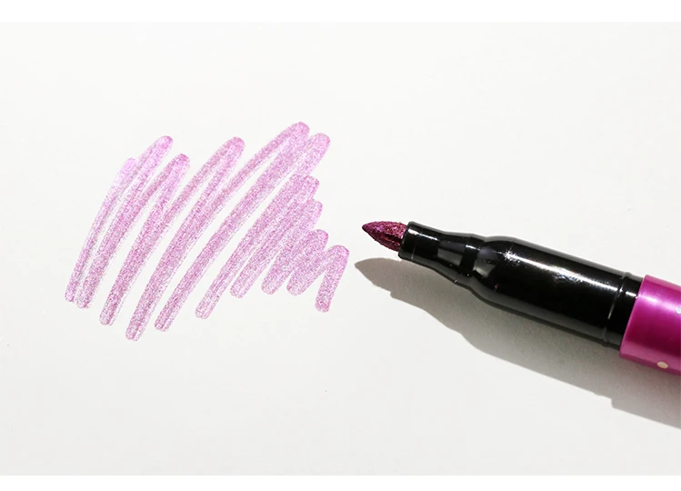 8 цветов Набор для дизайна ногтей ручка для УФ-гель-лака скрапбук маркер блестящая ручка бумага ремесло канцелярские принадлежности