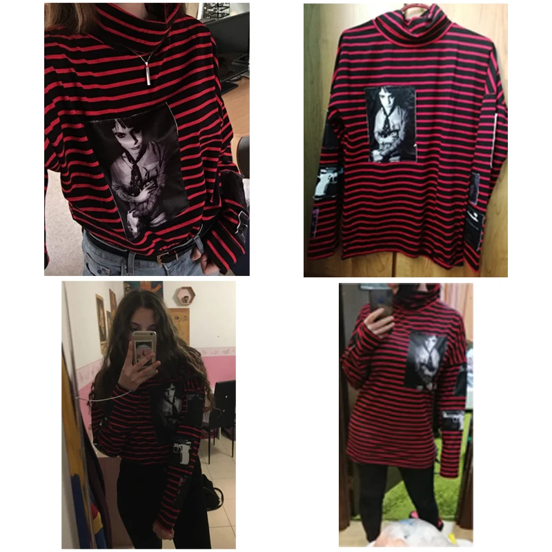  ALLKPOPER Kpop SUGA Sweatershirt Bigbang GD G-Dragon Sweatershirts Pullover Striped Hoodie Jumper G