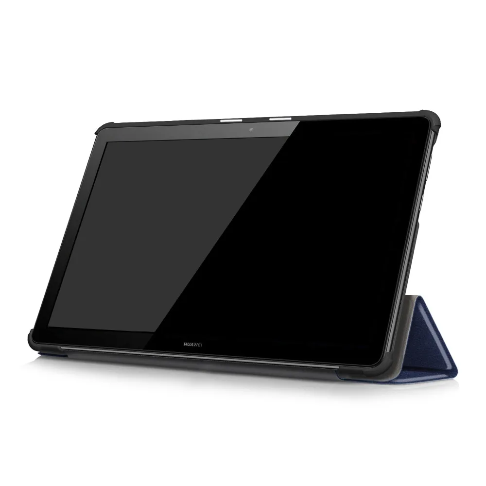 Тонкий чехол из искусственной кожи для huawei MediaPad T5 10 AGS2-W09/L09/L03/W19 10," Подставка для планшета чехол для huawei MediaPad T5 чехол