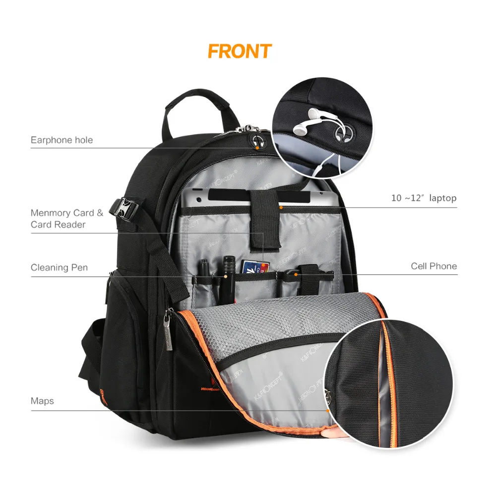  High quality Waterproof multi-functional Digital DSLR Camera Video Bag Small SLR Camera Bag for Pho