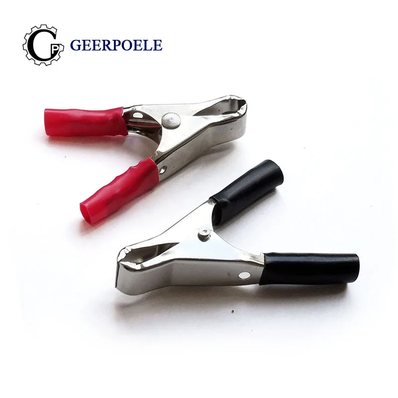

10 pcs/lot 1-13 50mm 10A Iron Alligator Clips Electrical Clamp For Testing Probe Meter Crocodile Clip