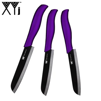 

XYj 6 inch Serrated Bread Ceramic Knives Set Multi-functional Kitchen Knife Santoku Cooking Tools Accessories Kitchen Gadget