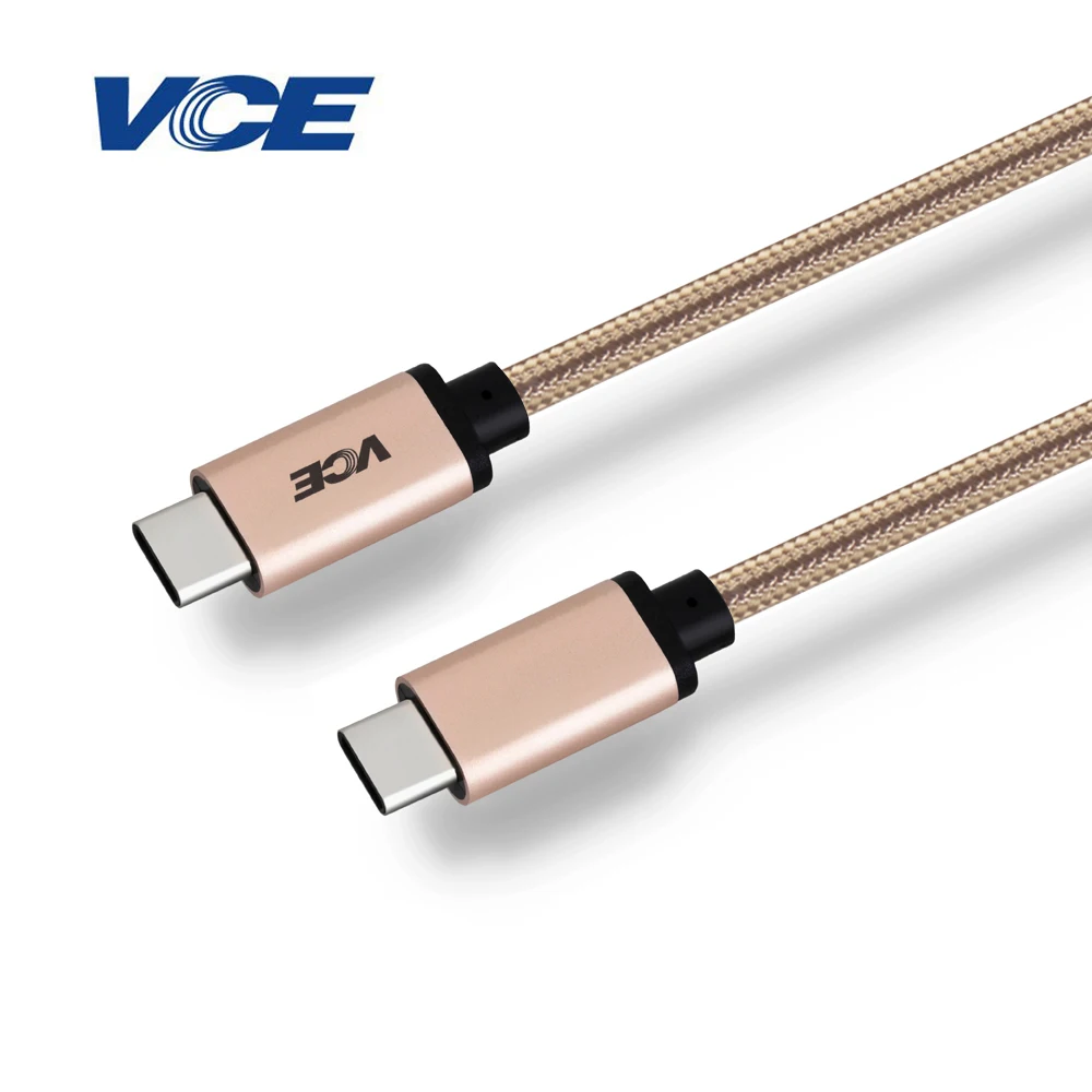 USB C кабель VCE Плетеный Тип usb быстро Зарядное устройство данных для Новый Macbook Xiaomi
