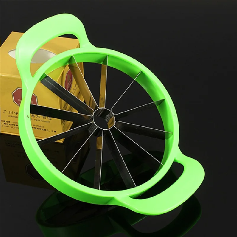 

2019 Watermelon cutter Kitchen cooking Cutting Tools Watermelon Slicer Fruit Cutter Kitchen Fruit Sent (Inner Dia.20cm)