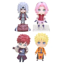 10cm Nendoroid Naruto figure Shippuden Haruno Sakura 833 Naruto 872 Jiraiya 886 Gaara 956 PVC Action Figure Model Model Toy naruto shippuden jiraiya gama bunta jiraya naruto action figure pvc collectible model toy