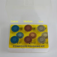 6 шт./кор. спиральный резиновый Алмазные полировальные инструменты Стоматологическая RA низкая Скорость конических фрез для измельчения Смола протез с композитными полировальные диски инструменты