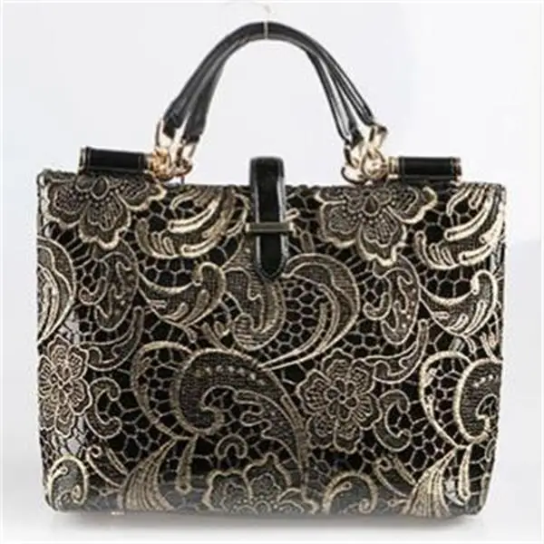 Hot Sale! 2015 New Style Women Bag Genuine Leather Bag Printed Shoulder
