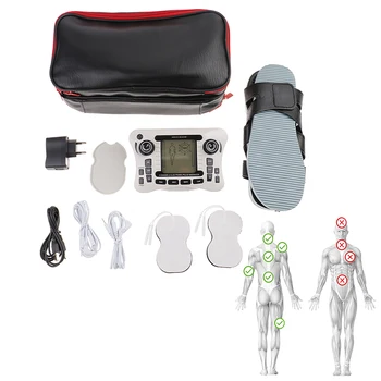 

Dual Channel Output Physiotherapy Digital Therapy Massager TENS EMS Pain Relief Electrical Nerve Muscle Stimulator