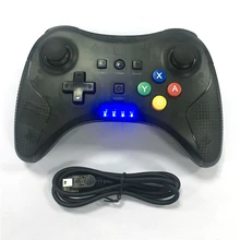 Беспроводной Bluetooth геймпад Для nintendo wii U Pro рук Joypad пульт дистанционного управления для wii U консоли джойстик и зарядный кабель