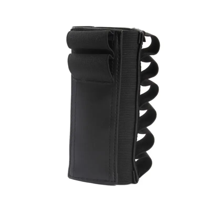 

5 Shells Tactical Hunting Shotgun Rifle Butt Stock Shell Elastic Fabric Ammunition Carrier Hunting Equipment
