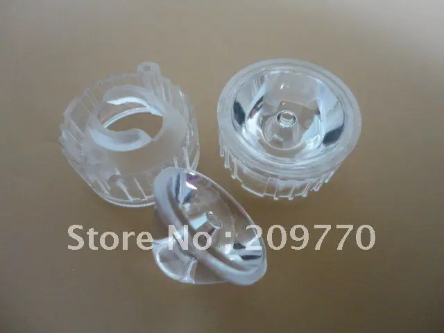 

1w 3w LED lens Plus stent 22MM Smooth surface ,5 8 10 15 20 25 30 45 60 90 120 degrees lens