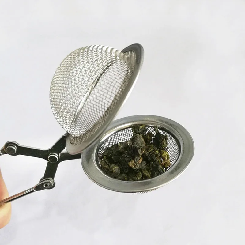 

Stainless Steel Tea Infuser Sphere Mesh Filter Loose Tea Leaves Strainer Handle tea strainer