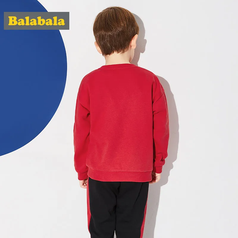 Balabala الأولاد عرق رياضية لطيف الحيوان زين الفتيان الملابس مجموعة طفل الفتيان الربيع custome ل طويل كم الشقي الملابس