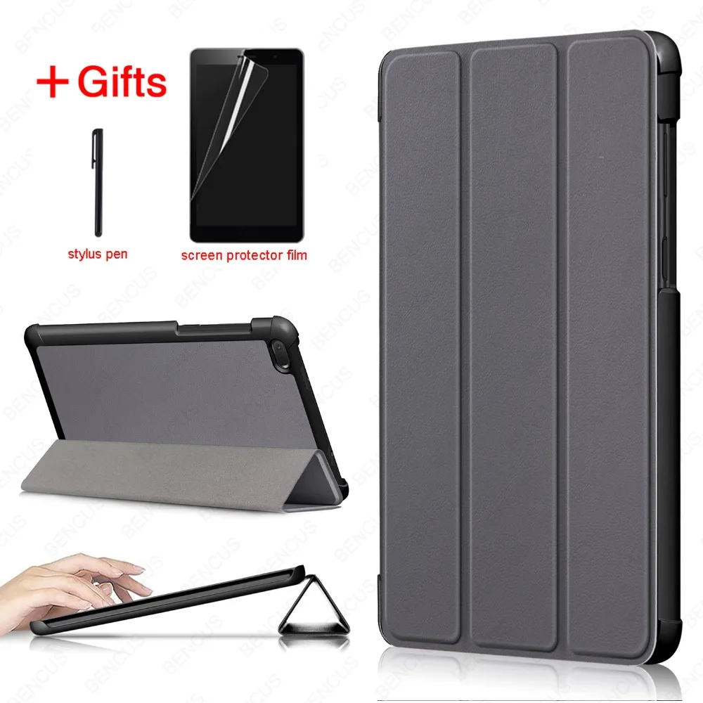 Тонкая магнитная складываемый чехол кейс для lenovo Tab E7 E 7 TB-7104F защитный чехол из искусственной кожи случае принципиально для lenovo Tab E7 случае