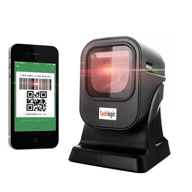 

2D Scanner Platform Omnidirectional Bar Code Scanner 2D QR PDF417 Datametrix Barcode Reader for Supermarket Store
