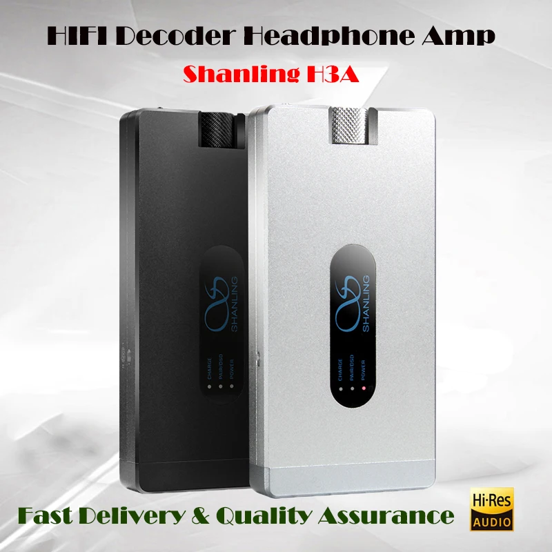 

Shanling H3A Lossless Bluetooth Headphone Amplifier ES9018K2M Hifi DSD Dac Amp Audio Decoder Portable Amplifier OTG Amplificador