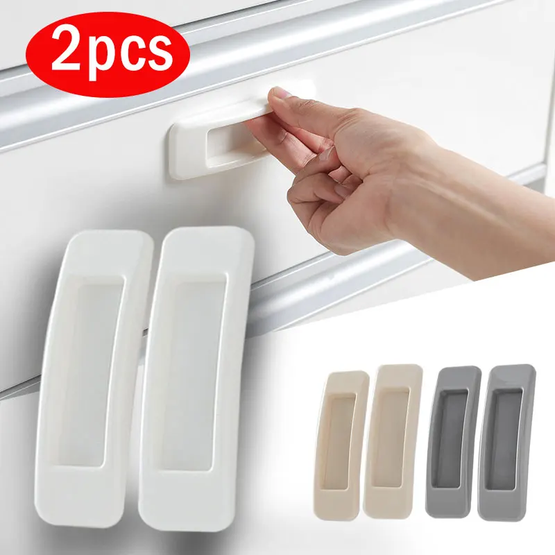 

Pull Handle Drawer Cupboard Cabinet 2pcs Door Knob Furniture Bedroom Home Decoration Door Pull Convenient Refrigerator Office