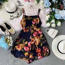 Summer Chic Shorts Playsuits Women Bodysuits Casual Camis Rompers Print Floral Jumpsuits Bohemian Beach Holiday Body Mujer Summer Chic Shorts Playsuits Women Bodysuits Casual Camis Rompers Print Floral Jumpsuits Bohemian Beach Holiday Body Mujer