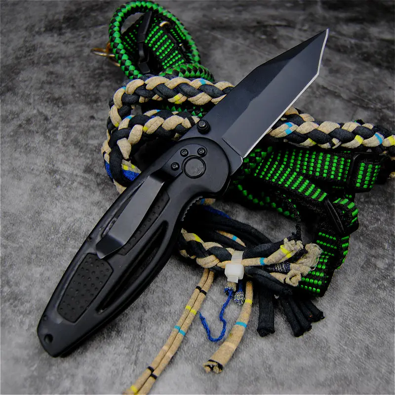 

Japanese style ABS 440C Black Folding Knife 8inch Outdoor Folding Hunter Multifunctional Outdoor Tactical Folding Knife