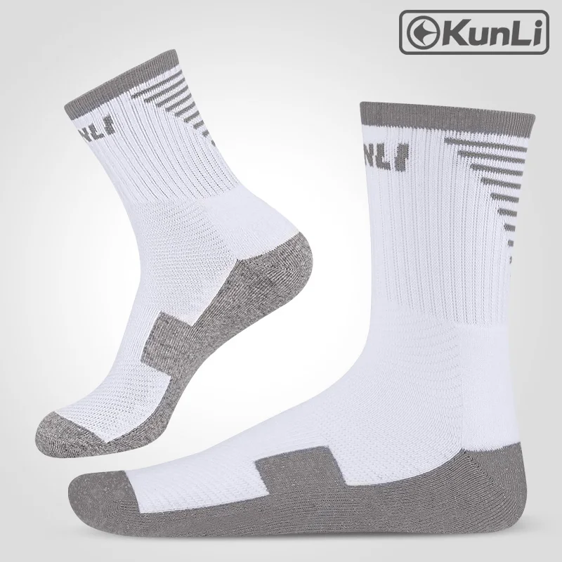 

KUNLI Professional tube basketball socks men deodorant Thermal Thick Compression Ski Tubing Outdoor sports Sweat Towel Sock