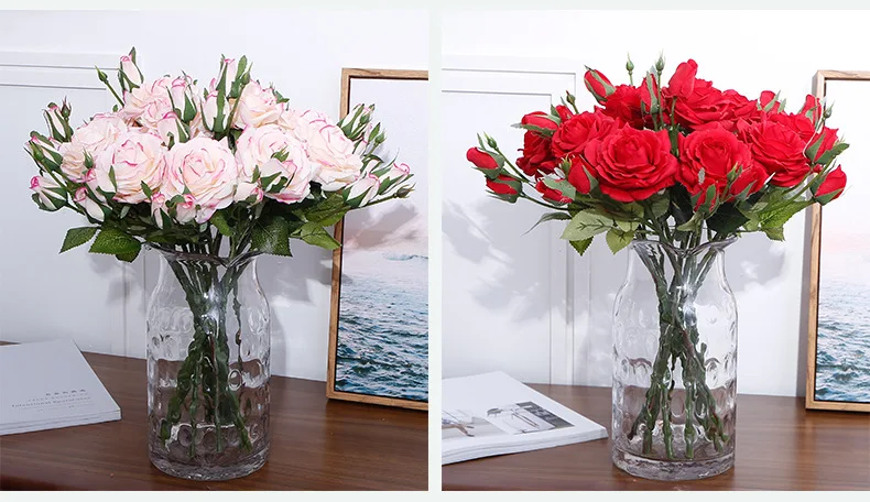Настоящие розы, искусственные цветы, свадебное украшение, цветок, сладкие розы, искусственные цветы для дома и сада, декоративные латексные розы