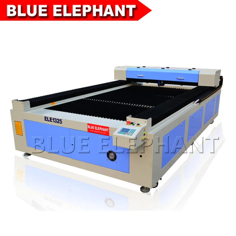 Лазерный 3d режущий станок с ЧПУ Blue Elephant 1325 CO2 + O2 для резки ткани|3d cutting machine|3d cutmachine