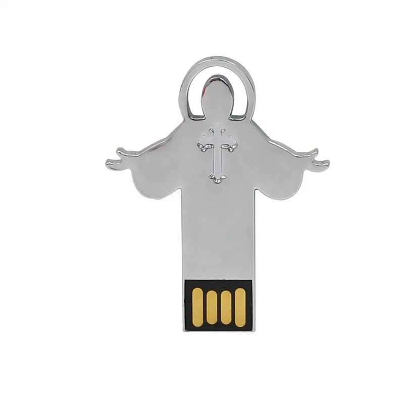 Jesus metal usb флеш накопитель 64 ГБ 16 32 8 4 Гб водонепроницаемый u диск/маленький/флеш
