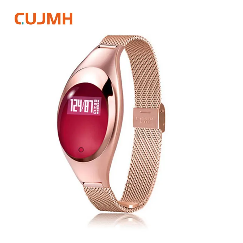 

CUJMH Smart Watch Bracket Z18 with Blood Pressure Heart Rate Monitor Pedometer Fitness Tracker Watches For Android IOS 2019