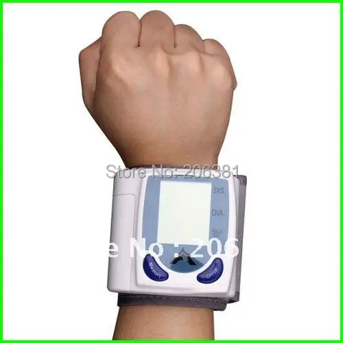 Digital Wrist Blood Pressure Monitor & Heart Beat Meter