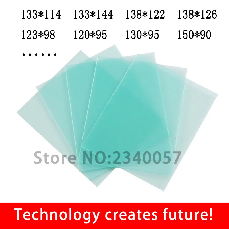 10pcs PC protective film Inside Protective Plastic Lens Cover of Auto Darkening Welding Mask/Welding Helmet 133*114mm/138*122 |