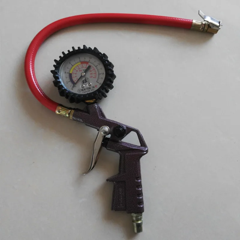 Car Tire Inflator Auto Tyre Inflation Gun Air Pressure Manometer Air Tire Meter High Precision