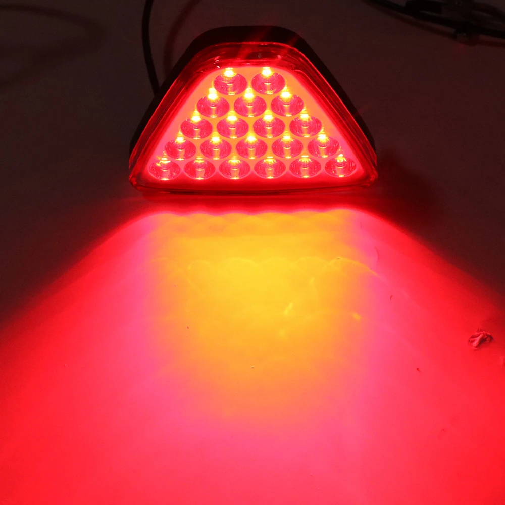 LEEPEE Triangel 20 светодиодный s Универсальный Предупреждение ющий светильник светодиодный мигающий стробоскоп лампы заднего хода автомобиля-Стайлинг красный задний светильник автомобильный тормозной светильник