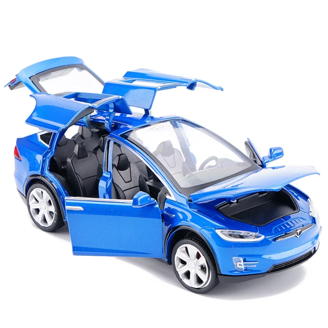 1:32 Tesla MODELX90 kinderen speelgoed Auto model Limited koop Trek