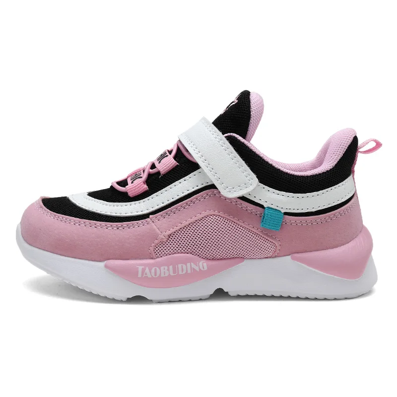 PINSEN/ Брендовая детская повседневная обувь для девочек; кроссовки; дышащая Спортивная обувь для мальчиков; модная детская обувь; ботинки для мальчиков